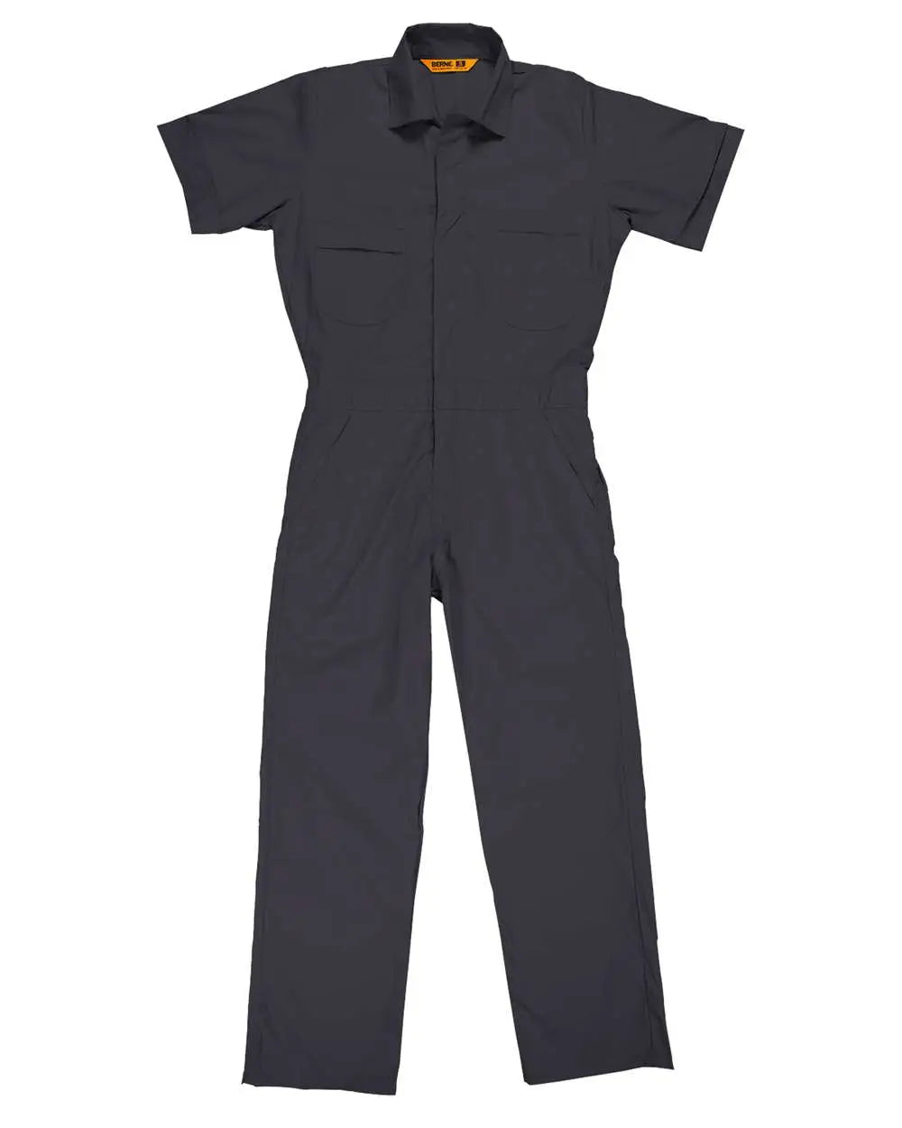 Berne Apparel P700 Axle Short Sleeve Coverall - Charcoal