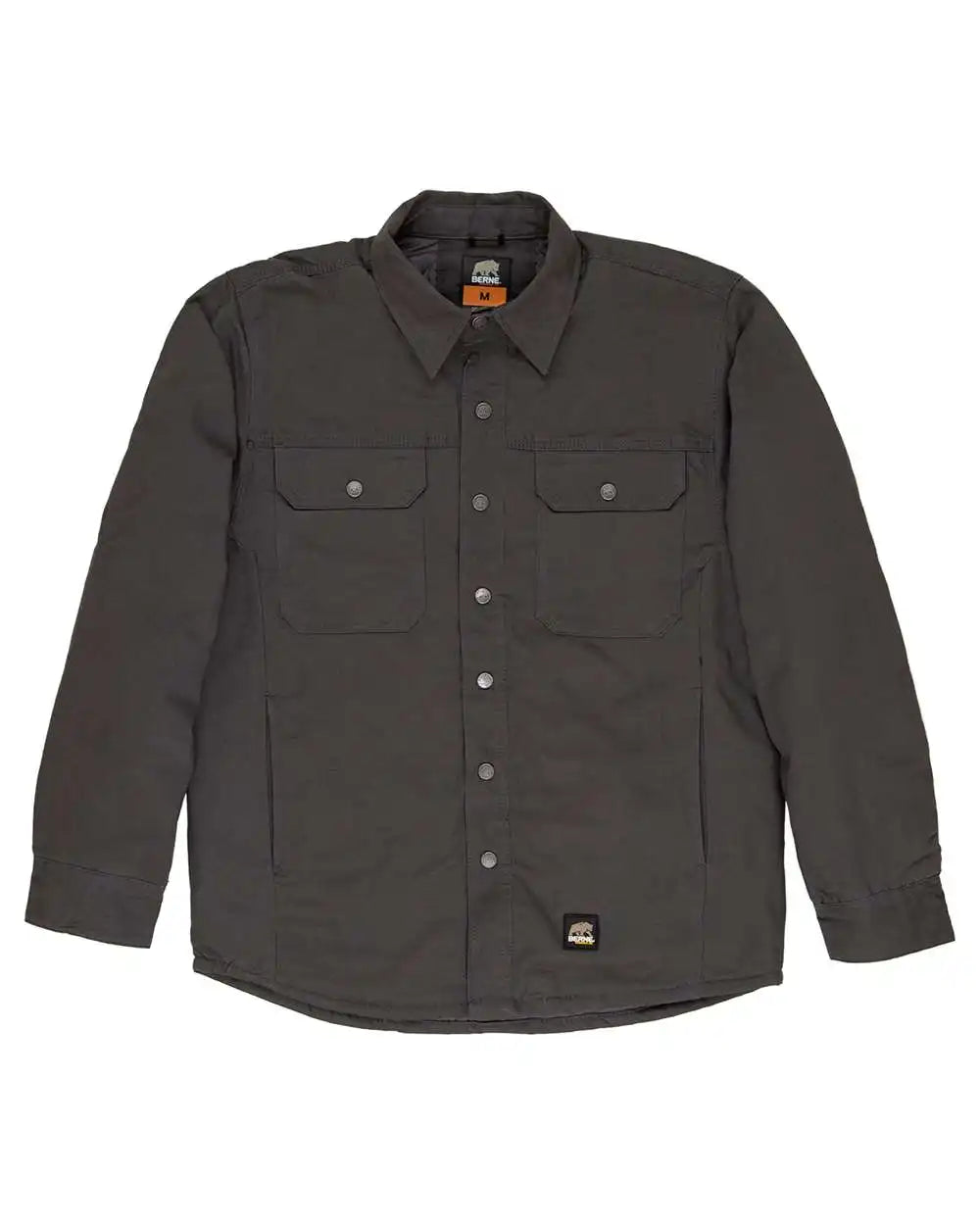 Berne Apparel Sh67 Caster Shirt Jacket - Slate - m