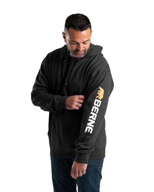 Berne Apparel Sp401t Men’s Tall Signature Sleeve Hooded Saweatshirt