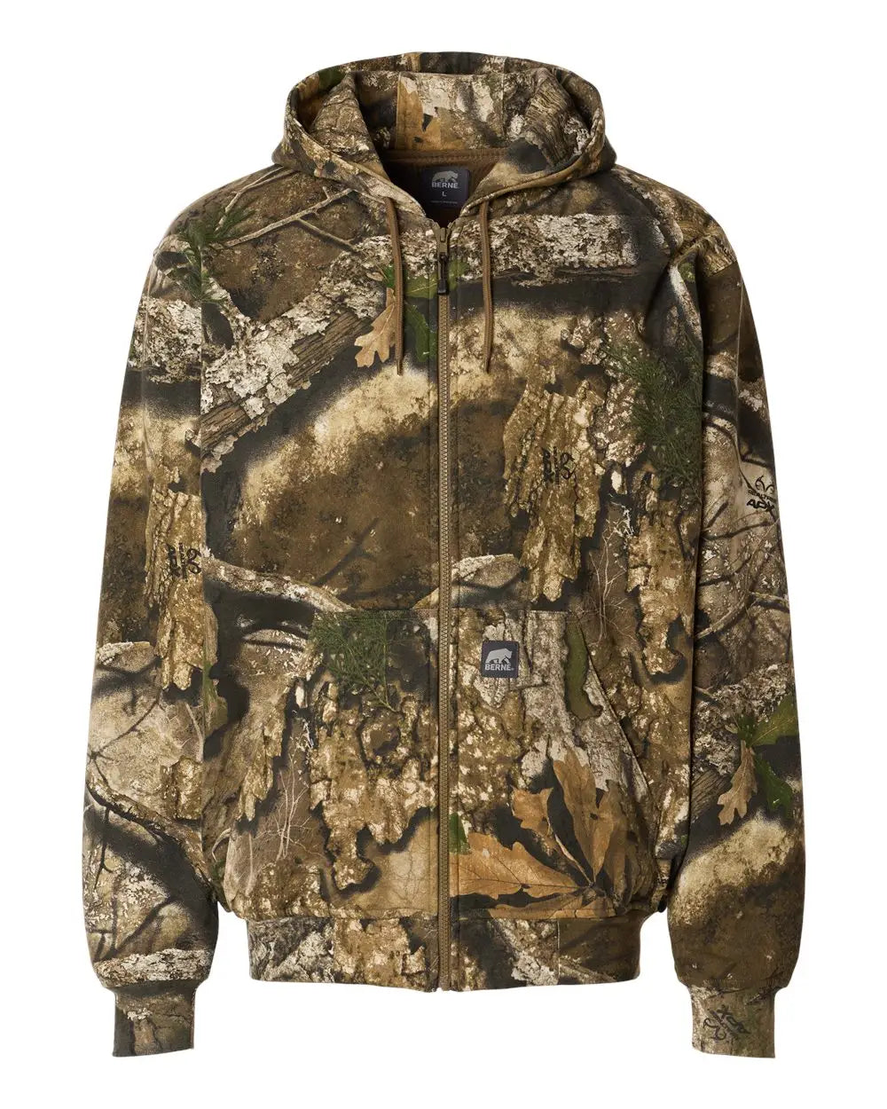 Berne Apparel Sz101 Heritage Thermal Lined Hooded Sweatshirt - Realtree Apx - Adult s