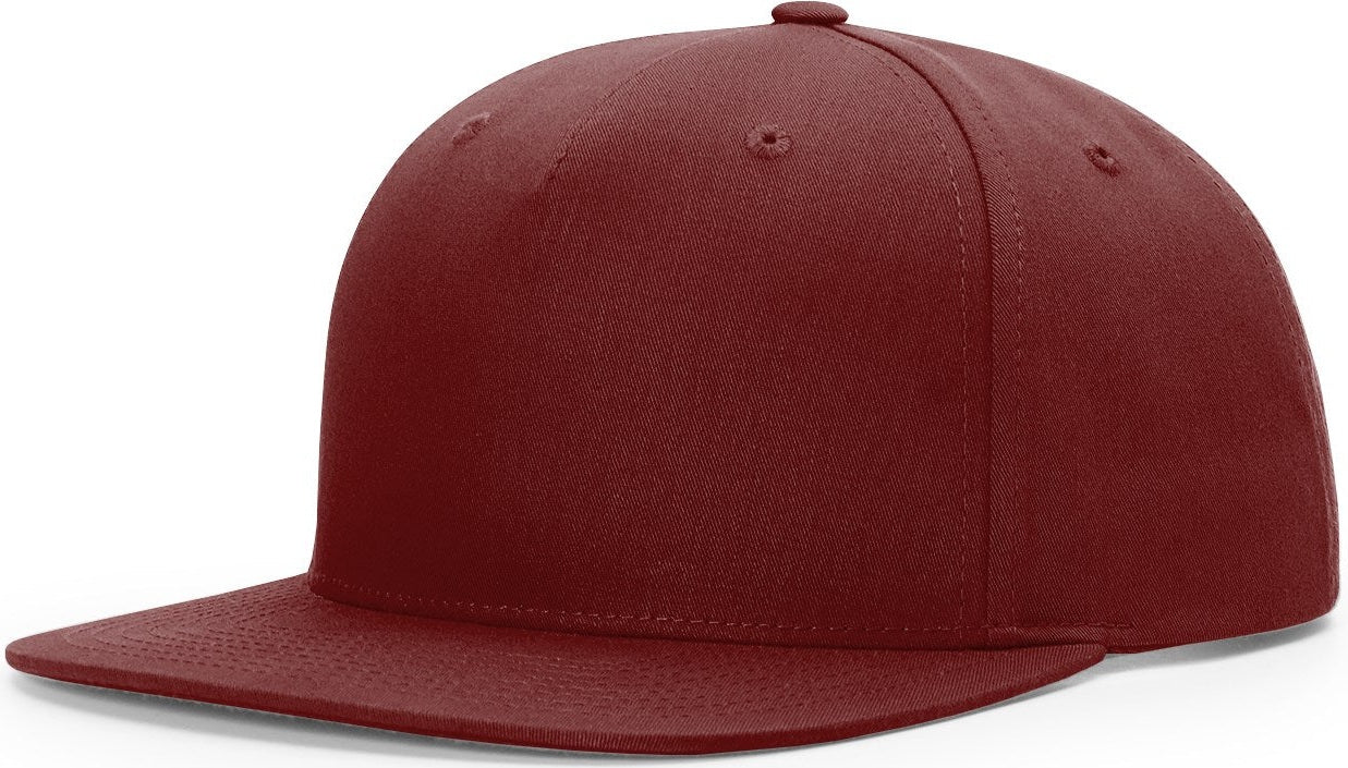 Berry Pinch Front Structured Snapback