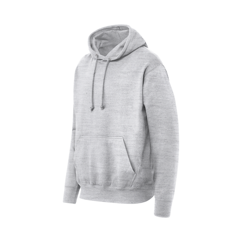 MV Sport PG3000 Peace Goods Fleece Hood - Heather Gray - Side