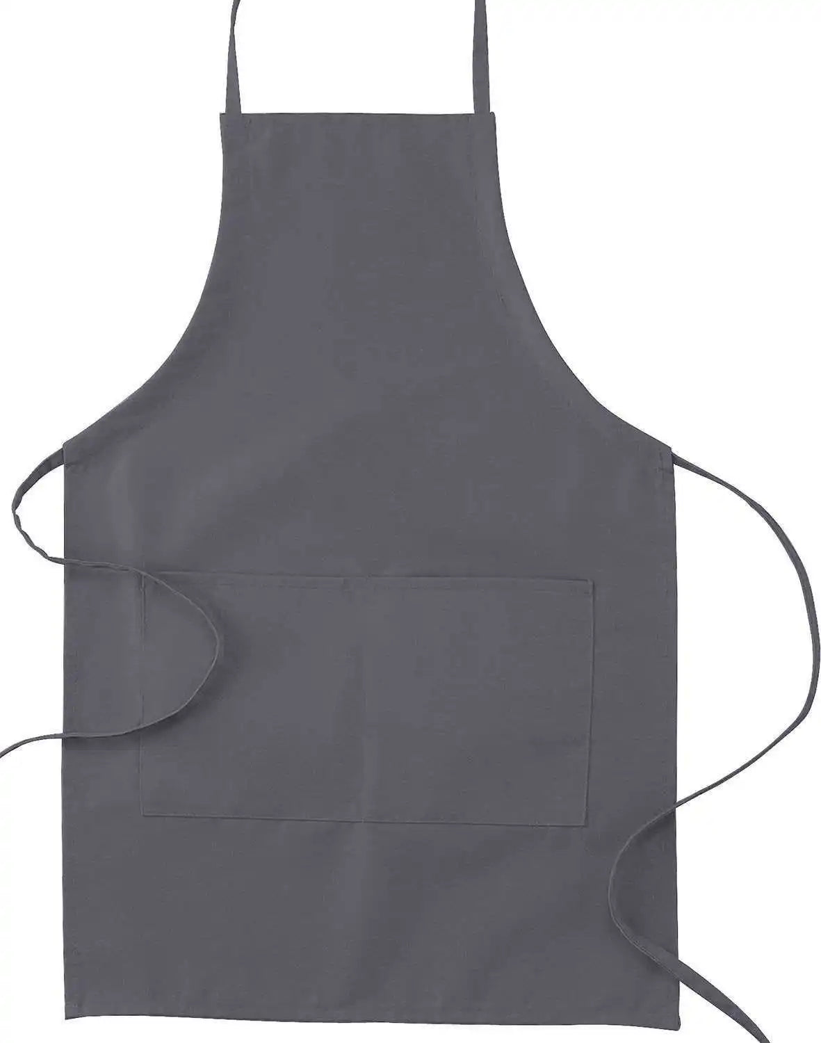 Big Accessories Apr53 Two-pocket 30’’ Apron - Dark Charcoal - Dark Charcoal / Os