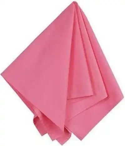 Big Accessories Ba001 Solid Bandana - Pink - one Size Fits Most