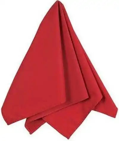 Big Accessories Ba001 Solid Bandana - Red - one Size Fits Most