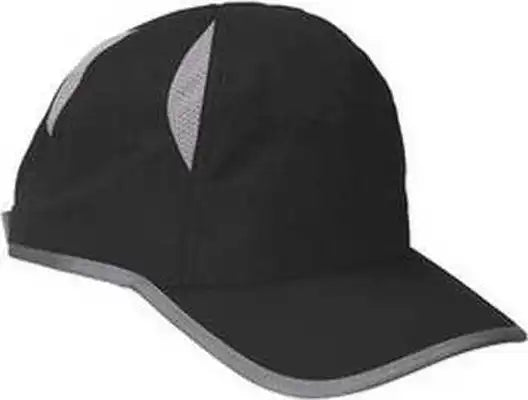 Big Accessories Ba514 Performance Cap - Black - one Size Fits Most