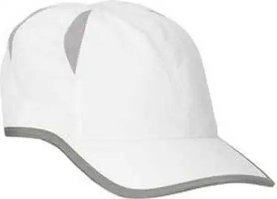 Big Accessories Ba514 Performance Cap - White - one Size Fits Most