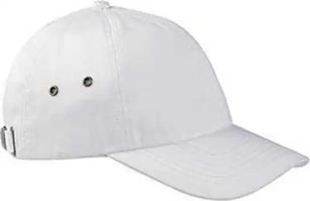 Big Accessories Ba529 Washed Baseball Cap - White - one Size Fits Most