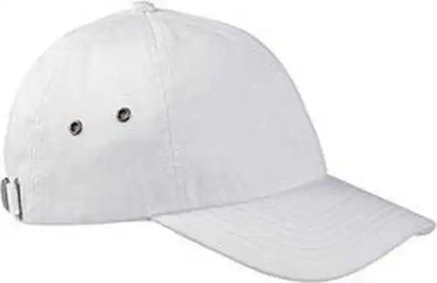 Big Accessories Ba529 Washed Baseball Cap - White - one Size Fits Most
