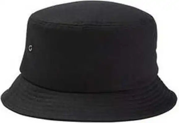 Big Accessories Ba534 Metal Eyelet Bucket Cap - Black - one Size Fits Most