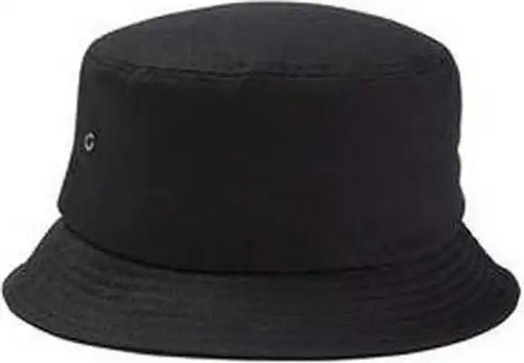 Big Accessories Ba534 Metal Eyelet Bucket Cap - Black - one Size Fits Most