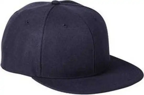 Big Accessories Ba539 Flat Bill Sport Cap - Navy - one Size Fits Most