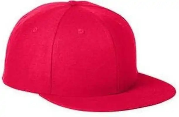 Big Accessories Ba539 Flat Bill Sport Cap Red / one Size Fits Most