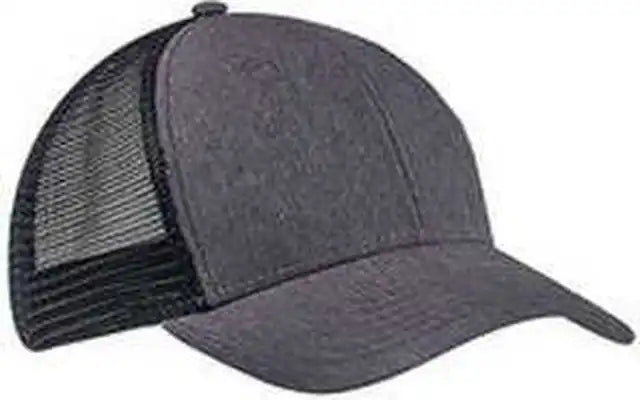 Big Accessories Ba540 Sport Trucker Cap Black / one Size Fits Most