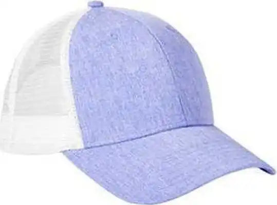 Big Accessories Ba540 Sport Trucker Cap - Heather Purple White - one Size Fits Most