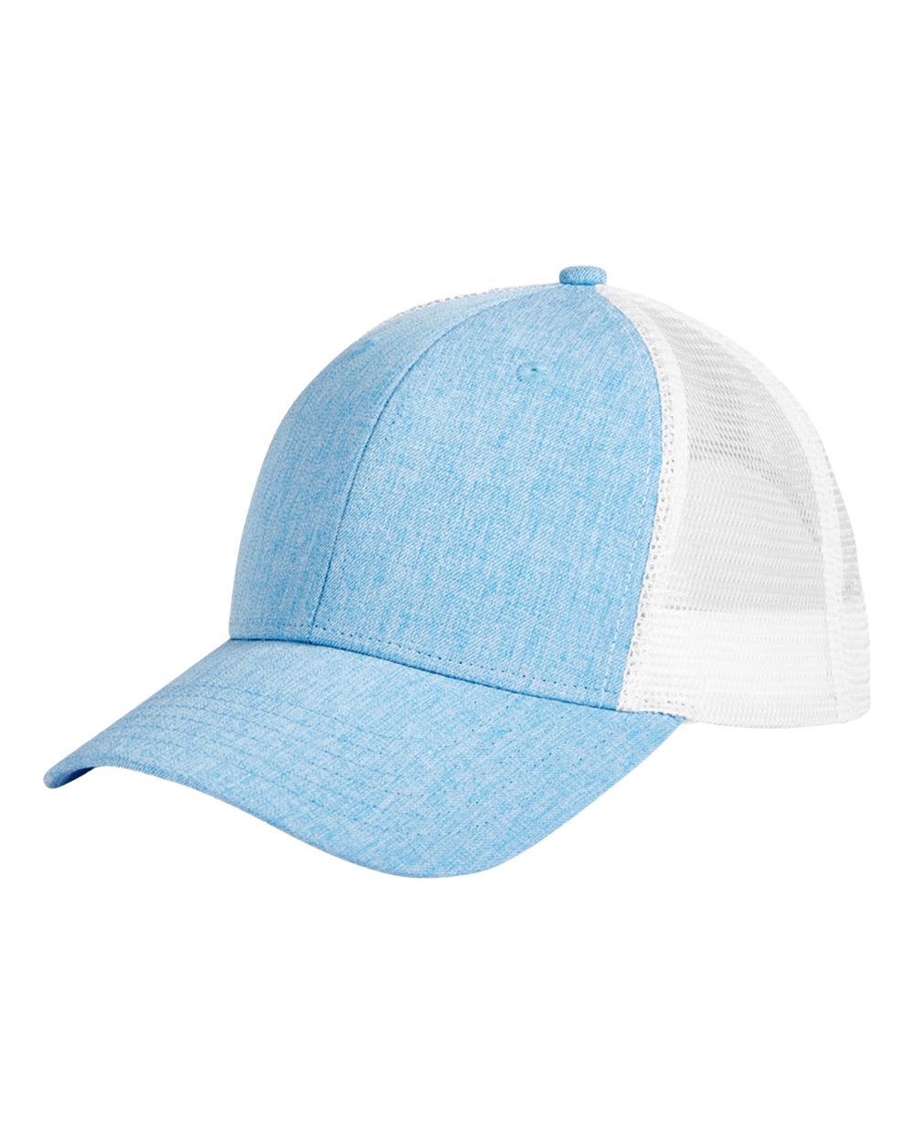 Big Accessories Ba540p Women’s Ponytail Cap - Heather Light Blue White