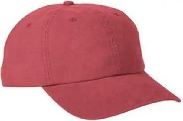 Big Accessories Ba610 Heavy Washed Canvas Cap - Antique Red - one Size Fits Most