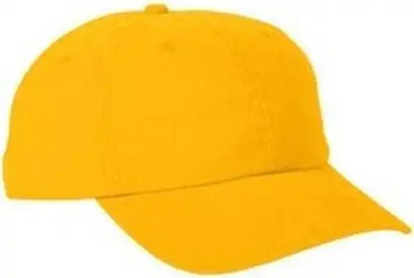 Big Accessories Ba610 Heavy Washed Canvas Cap - Mustard - Gold / one Size Fits Most