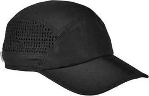 Big Accessories Ba657 Foldable Bill Performance Cap - Black - one Size Fits Most
