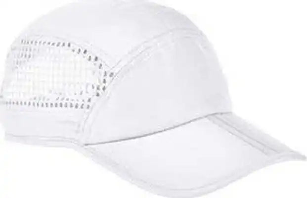 Big Accessories Ba657 Foldable Bill Performance Cap White / one Size Fits Most