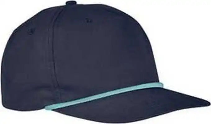 Big Accessories Ba671 5 Panel Golf Cap Navy Mint / one Size Fits Most
