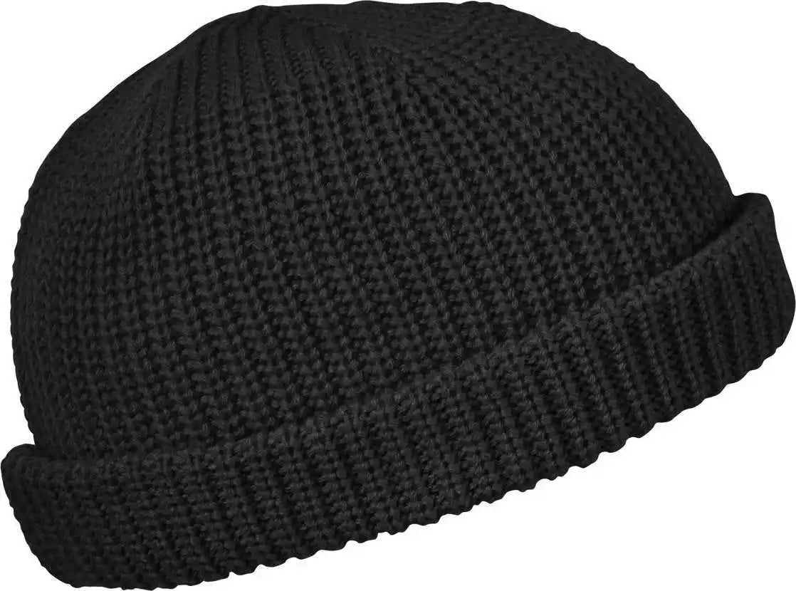 Big Accessories Ba698 Dock Beanie - Black - Black / Os