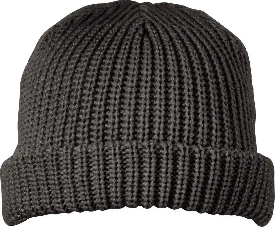 Big Accessories Ba698 Dock Beanie - Charcoal - Charcoal / Os