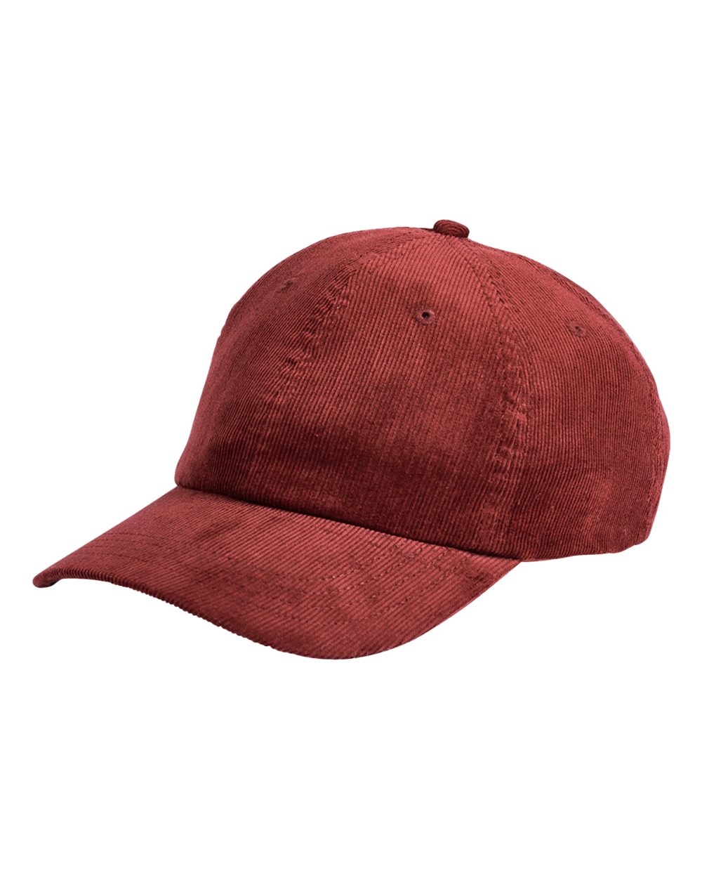 Big Accessories Ba703 Corduroy Cap - Burgundy