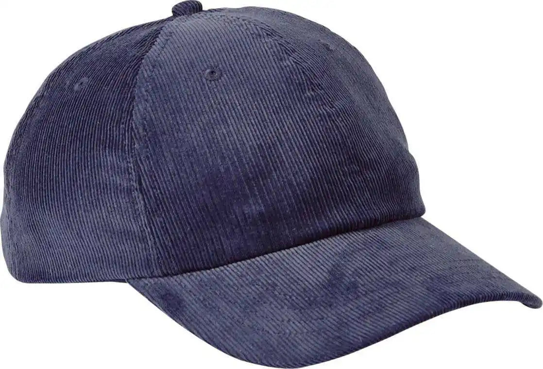 Big Accessories Ba703 Corduroy Cap - Navy - Navy / Os