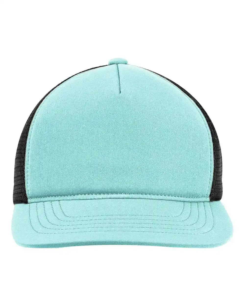 Big Accessories Ba708 Bend Foam Trucker - Aquamarine Black - Mint / Os