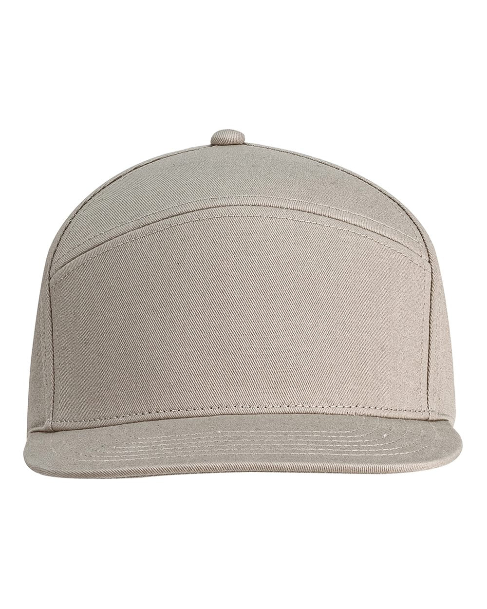 Big Accessories Ba709 Hybrid Flat Bill Cap - Light Khaki