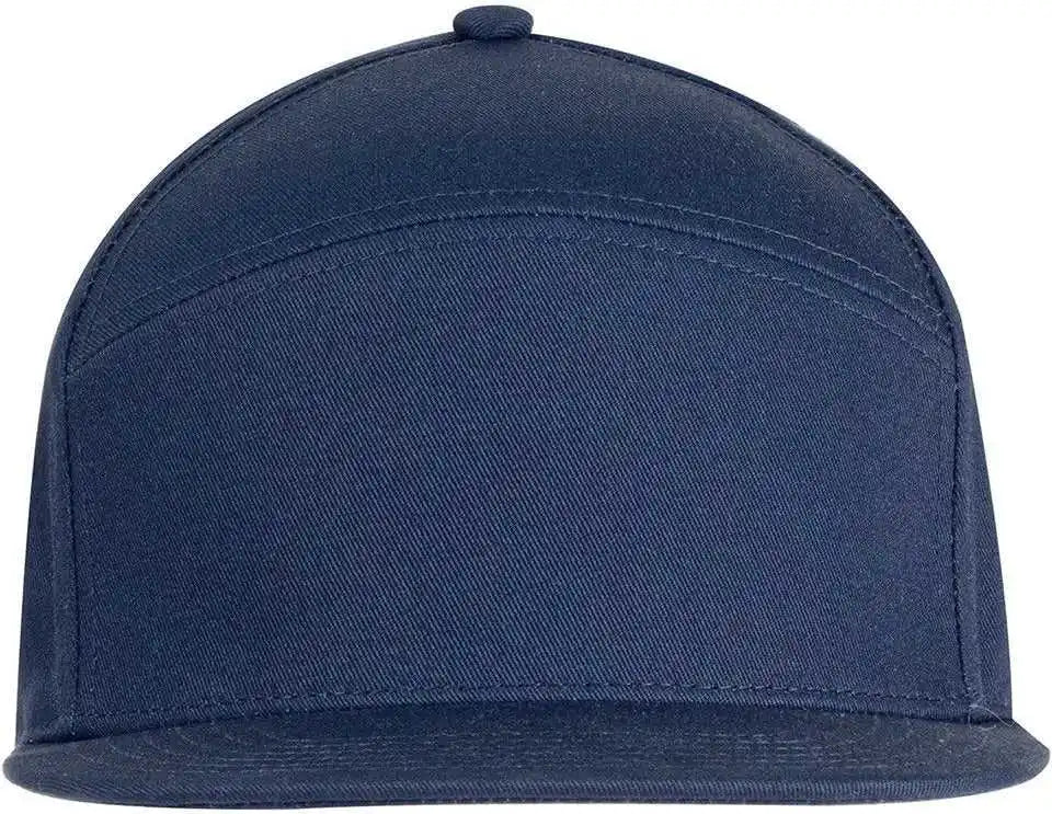 Big Accessories Ba709 Hybrid Semi Curved Bill Cap - Navy - Osfm