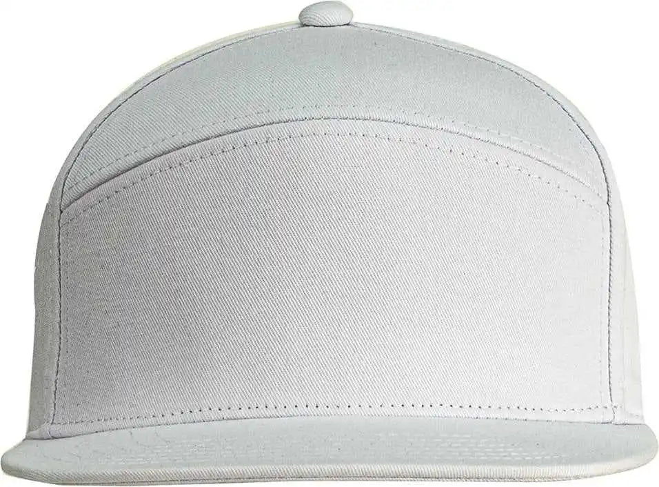 Big Accessories Ba709 Hybrid Semi Curved Bill Cap - White - Osfm