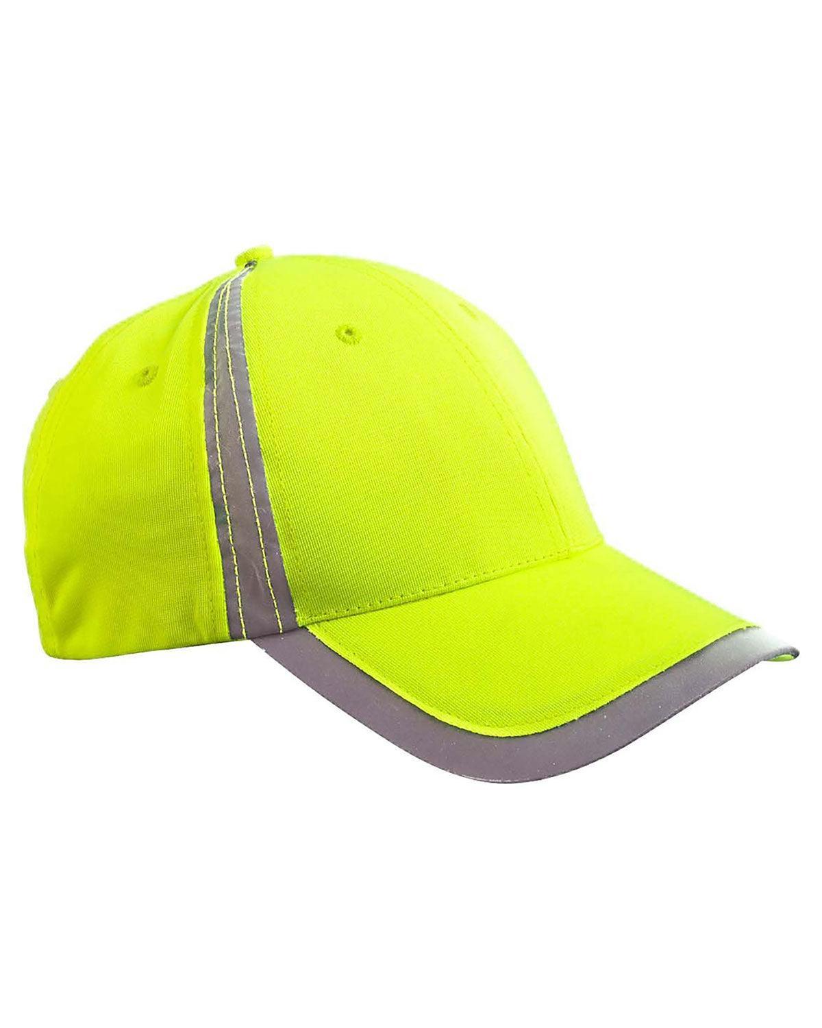 Big Accessories BX023 Reflective Safety Cap - Bright Yellow