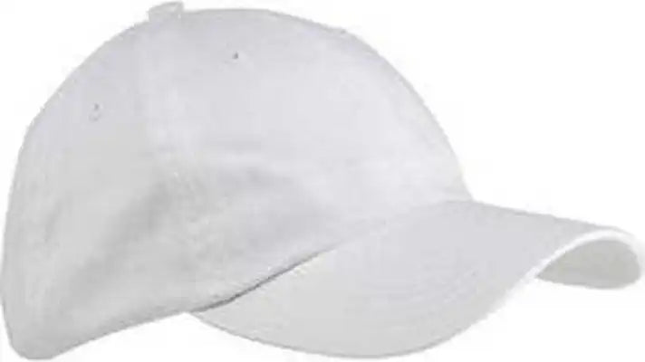 Big Accessories Bx001 6-panel Brushed Twill Unstructured Cap - White - one Size Fits Most