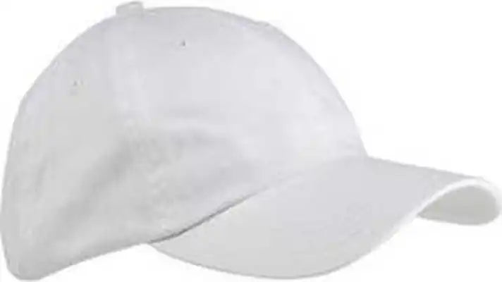 Big Accessories Bx001 6-panel Brushed Twill Unstructured Cap - White - one Size Fits Most