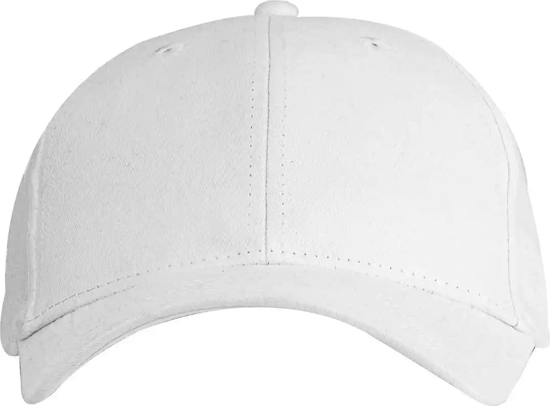 Big Accessories Bx002y Youth Brushed Twill Structured Cap White / Os