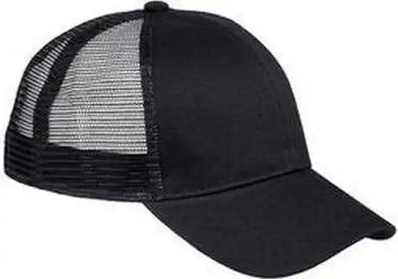 Big Accessories Bx019 6-panel Structured Trucker Cap - Black - one Size Fits Most