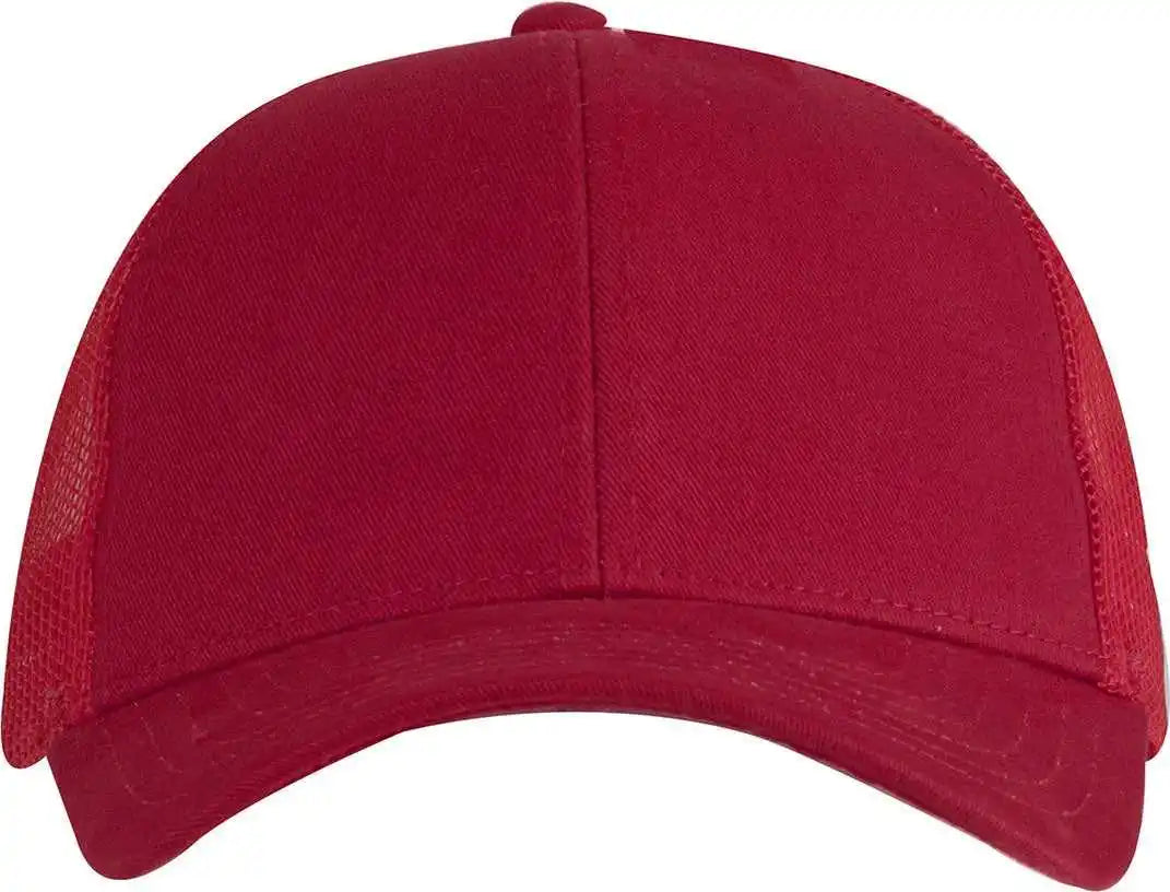 Big Accessories Bx019y Youth Structured Trucker Cap - Red - Os