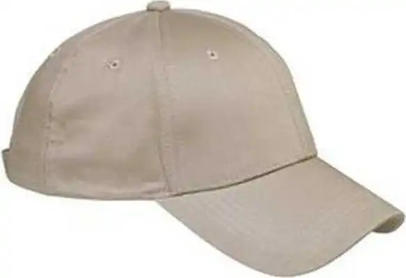 Big Accessories Bx020 6-panel Structured Twillcap - Khaki - one Size Fits Most