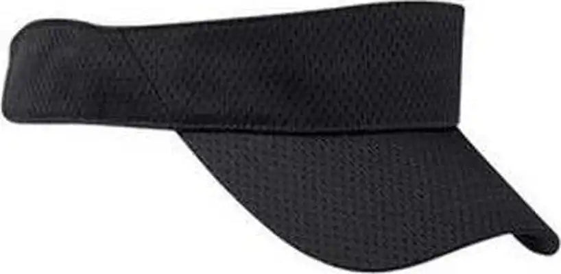 Big Accessories Bx022 Sport Visor with Mesh Black / one Size Fits Most