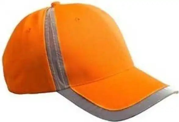 Big Accessories Bx023 Reflective Accent Safety Cap - Bright Orange - one Size Fits Most