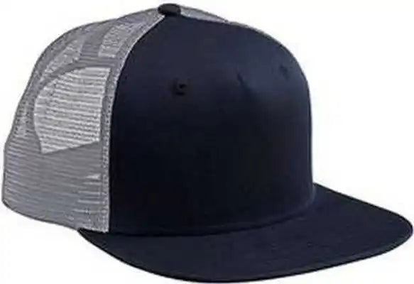 Big Accessories Bx025 Surfer Trucker Cap - Navy Gray - one Size Fits Most