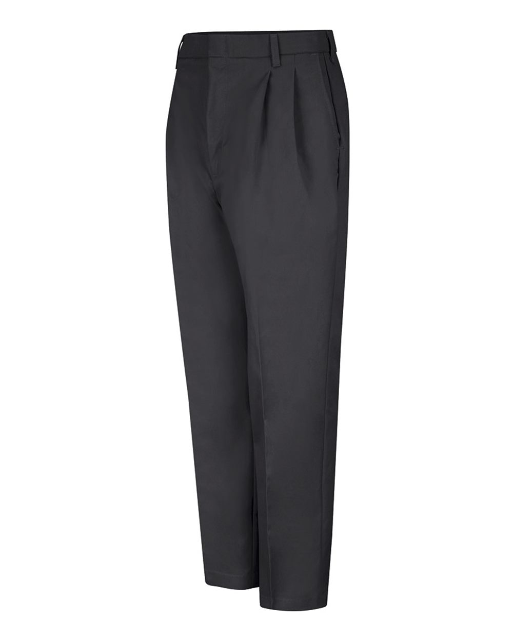 Black - 36I Pleated Twill Slacks - PT38