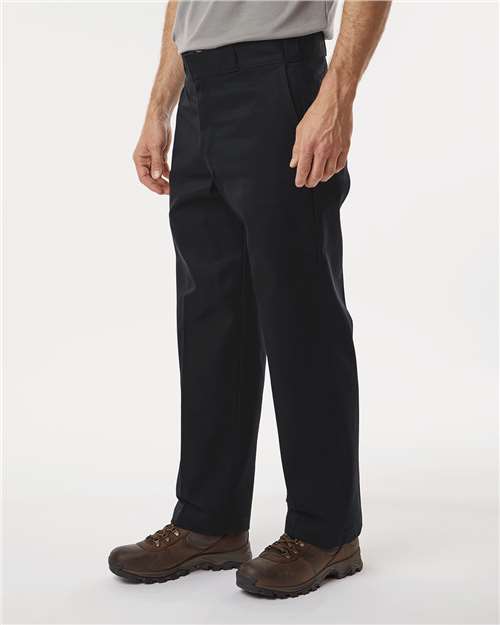 Black - 37 Unhemmed Industrial 874® Work Pants - Extended Sizes - P874EXT