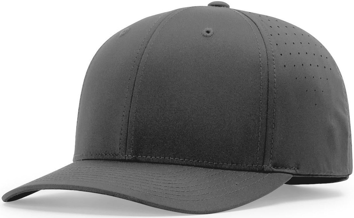 Black 8-Stitch 2.75" Bill - Performance Ignite LT Laser Perf Ump Cap