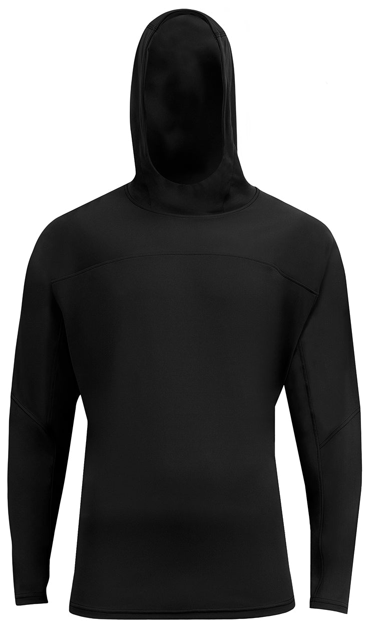 BLACK A4 AirFlex Long Sleeve Hooded Tee