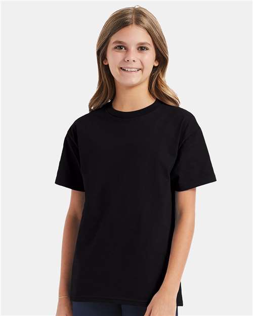 Black Authentic Youth T-Shirt - 5450
