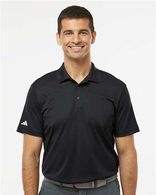Black Basic Sport Polo - A430 plain