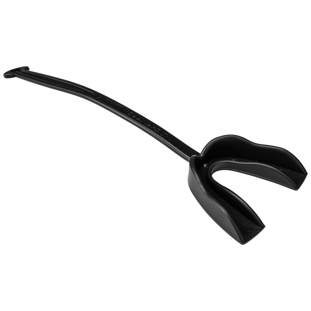 BLACK Boil-and-Bite Strapped Mouthguards